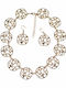 Bizoutaki Set with Necklace & Earrings from Brass Gold Plated