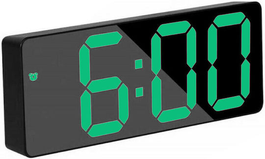 Factory Ceas De Masă Digital Led Cu Ceas Deșteptător Negru GH0712L