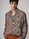 Long-sleeved Linen Shirt Beige