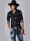 Μακρυμάνικo Βαμβακερό Πουκάμισο σε Στενή Γραμμή Πολύχρωμο