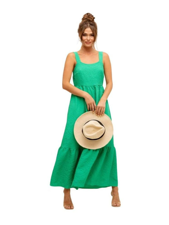 Rut & Circle Summer All Day Spaghetti Strap Mini Dress Green