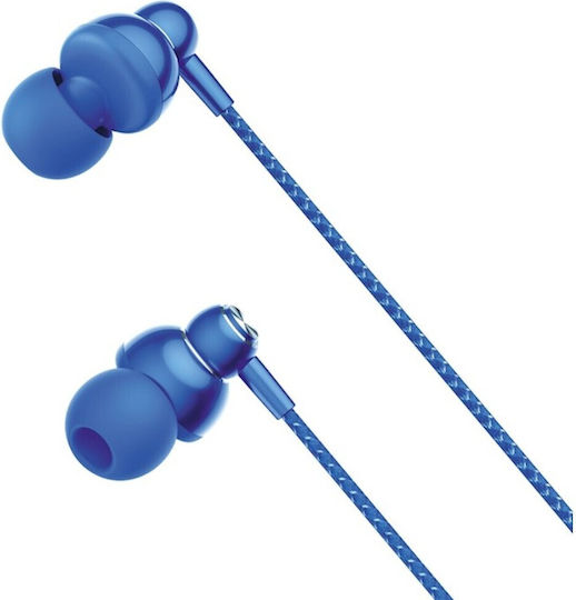XO EP55 În ureche Handsfree cu două căști cu mufă 3.5mm Albastru