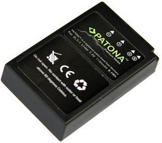 Patona Kamera Batterie Bls5 E-p3 E-pl2 Pen E-pl3 0377 Lithium-Ionen (Li-Ion) Kompatibel mit Olympus