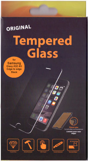 Full Face Tempered Glass Negru (Galaxy A32 4G -> Galaxy A32 4G)
