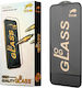 Adeziv complet Full Face Tempered Glass Negru (Realme C35)