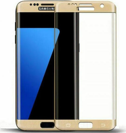 Ksix CURVED Full Face Tempered Glass Aur (Galaxy S7)