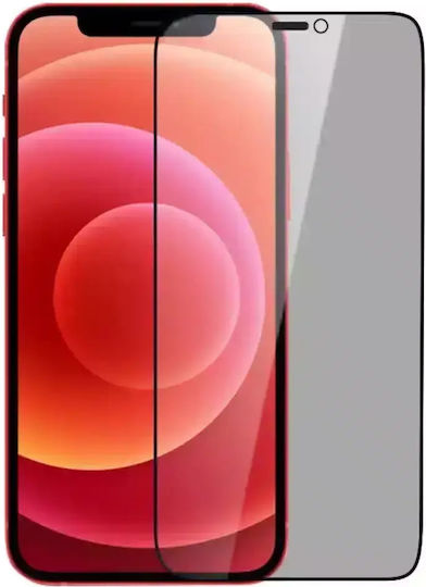 Leewello Antispy Privacy Full Face Tempered Glass Negru (iPhone 11)