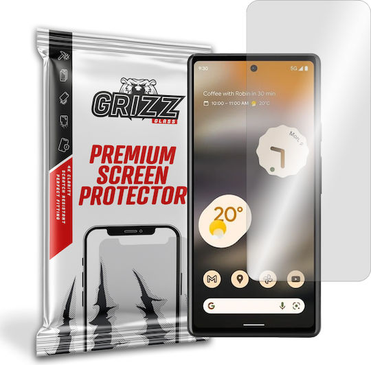 GrizzGlass Hydrofilm Tempered Glass (Google Pixel 6a)