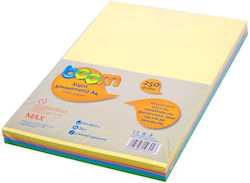 Boom Papier A4 75gr/m² 250 Blätter Mehrfarbig PASTEL-2