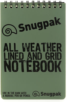 Snugpak Bloc de Notițe Spiral Verde