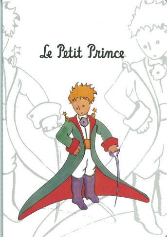 Uni Pap Le Petit Prince Carnet 40 Foi A6 Cu dungi Alb