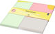 Moses Set 3 Bloc Notes 50 Foi cu Pagini Albe și Elastic Multicolor