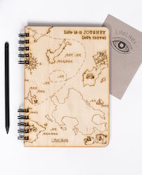 LifeLikes Travel Agenda Bej Spiral