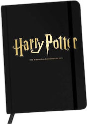 Harry Potter Notebook 96 Sheets A5 with Elastic Black