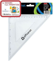 Officenet Instrument Geometric Triunghi Din Plastic Transparent