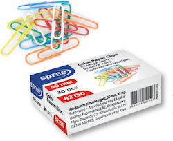 Spree Set of 30pcs Paper Clips 50mm 82150