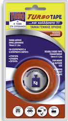 Turbo Adhesive Double-Sided Tape Transparent 1.5m x 19mm