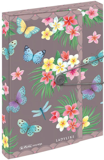 Herlitz Пластмаса Кутия за файлове с ластик 1бр