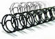 Metallischer Buchrücken / Spirale Buchbinden 8mm 100Stück