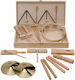 Goldon Κλάβες Percussion Set 5 in Wood Box Ξύλινες σε Σετ