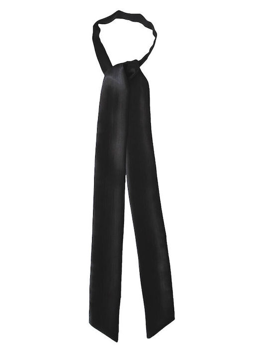 JFashion Ανδρική Γραβάτα Μονόχρωμη σε Μαύρο Χρώμα