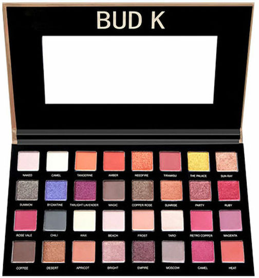 BUD K Mehrfarbige Lidschatten Palette in Gepresster Form 215gr