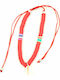 Orange Anklet