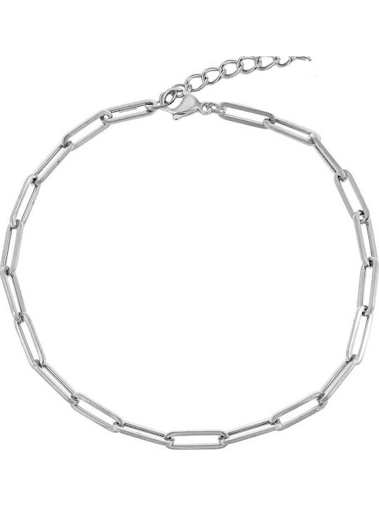 Theodora's Jewellery Αλυσίδα Ποδιού από Ατσάλι