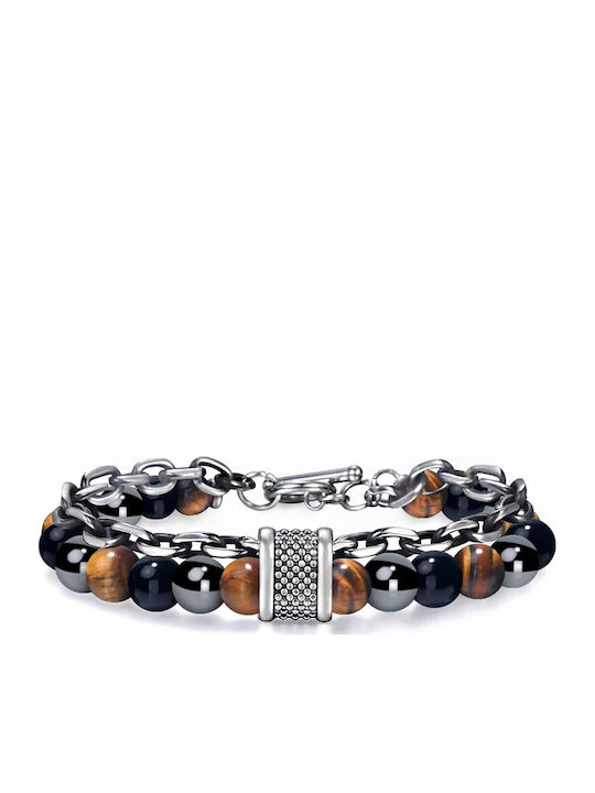 Legend Accessories Men's Silver Bracelet