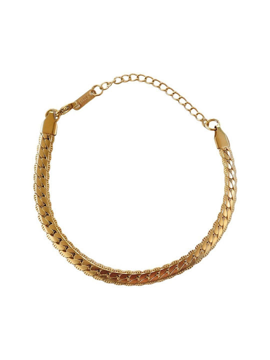 FantazyStores Bracelet made of Steel Gold Plated