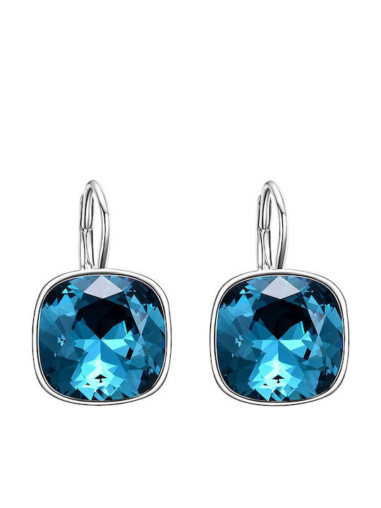 JT Earrings made of Steel Gold Plated with Stones