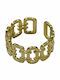 Kostibas Fashion Damen Ring aus Stahl Vergoldet