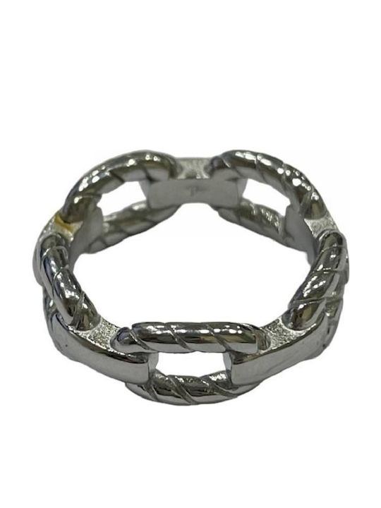 Kostibas Fashion Damen Ring aus Stahl Vergoldet