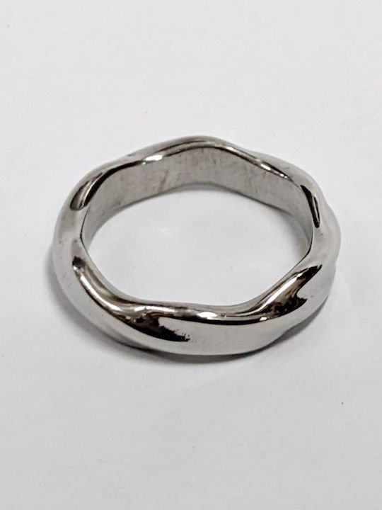 Kostibas Fashion Damen Ring aus Stahl Vergoldet