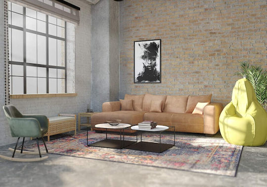 Taburet Cu Spațiu De Depozitare Din Lemn Bej 46.5x92.6x49cm