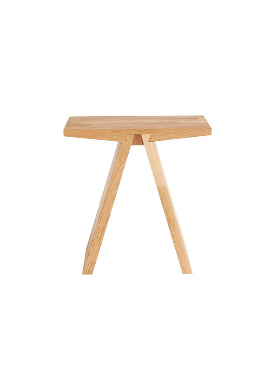 Stool For Living Room Wooden Brown 45x29x45cm