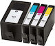 Premium Πακέτο Συμβατών Μελανιών Εκτυπωτή InkJet HP Πολλαπλό (Color) 5τμχ