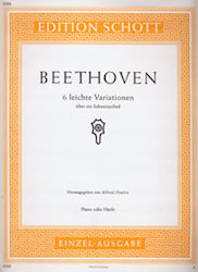 Ludwig Sohne Ludwig Van Beethoven - 6 Leichte Variationen / Εκδόσεις