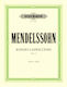 Edition Peters Mendelssohn Rondo Capriccioso Παρτιτούρα για Πιάνο