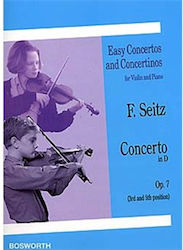 Bosworth Edition SEITZ Concerto за Цигулка / Пи...