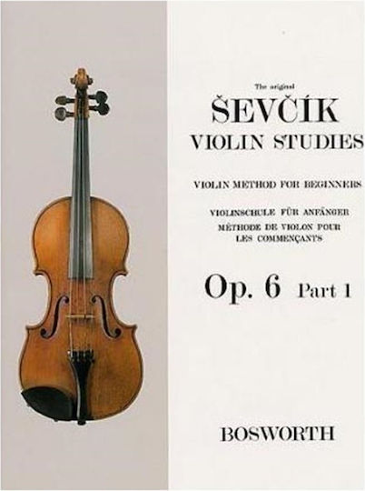 Bosworth Edition SEVCIK Studies Op.6 N.1 Sheet Music for Violin / String Instruments