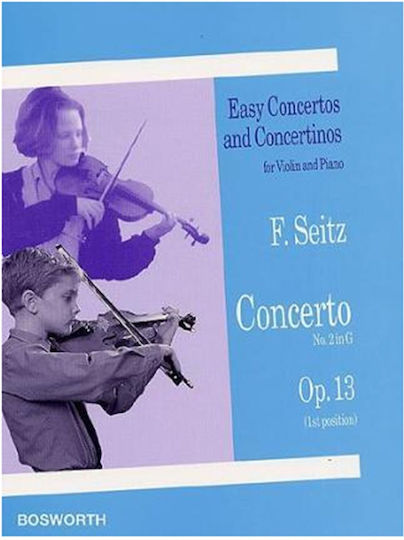 Bosworth Edition SEITZ Concerto Sheet Music for Violin / Piano / String Instruments