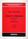 Berben Cinco Piezas para Guitarra Sheet Music for Guitar / String Instruments