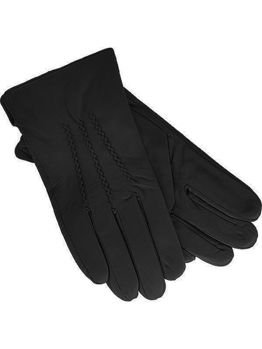 Schwarz Leder Handschuhe