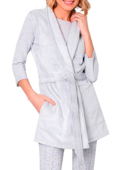 Aruelle Winter Women's Robe Gray