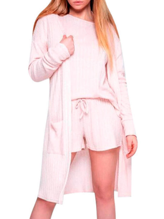 Sensis Winter Women's Robe Pink