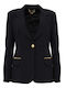 Elisabetta Franchi Damen Blazer Schwarz