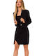 MOE Lang Damen Blazer Schwarz