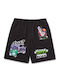 Marvel Smash Up Men's Athletic Shorts Black