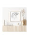 Walls Wooden Face Frame Poster 60x60cm
